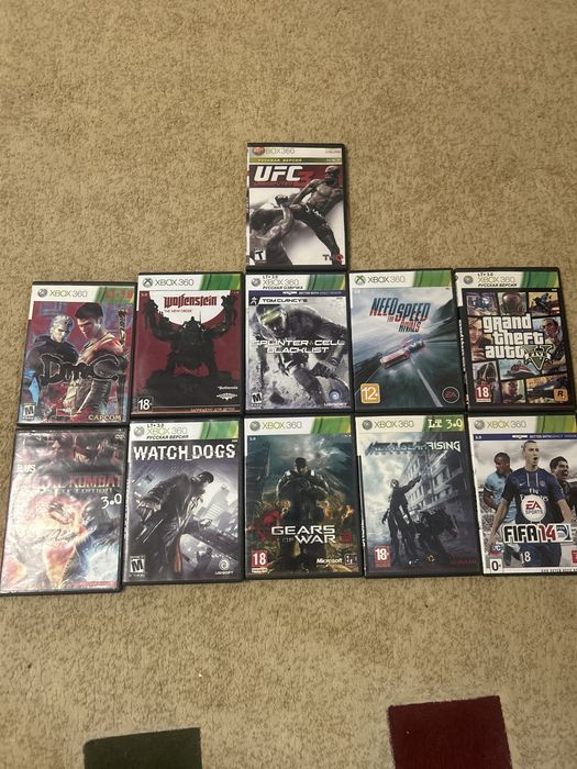 Диски с xbox 360