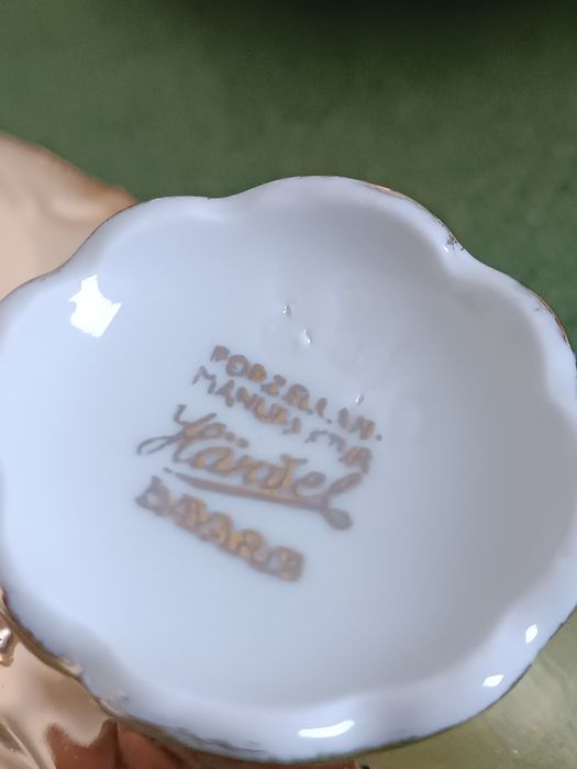 Porcelana złocona na 4 osoby