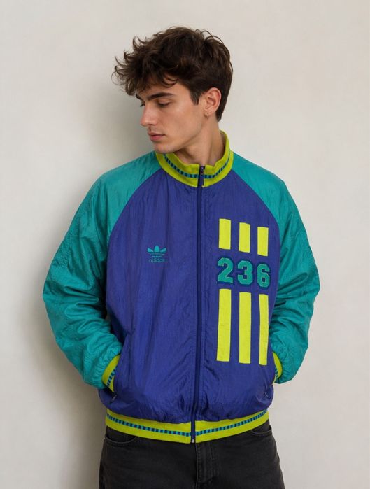 Куртка олимпийка Vintage Adidas 236 Electric Color Track Jacket size L