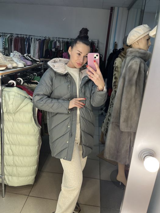 Розпродаж ! Демісезона  курточка подовжена колір полинь розмір XS-S