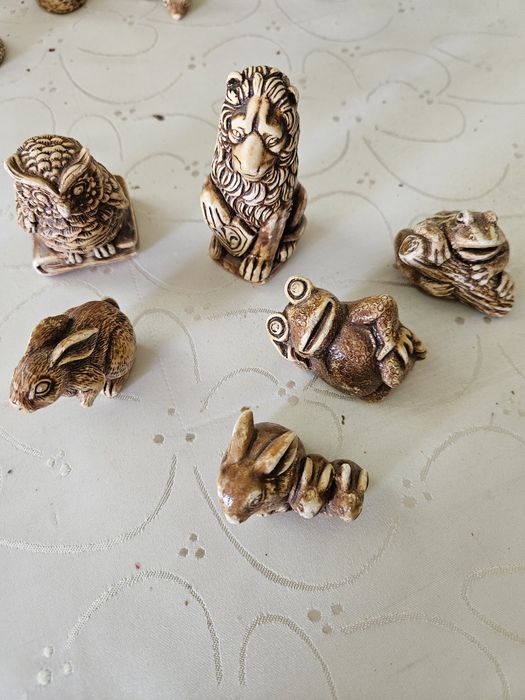 Zestaw figurek ceramicznych PRL