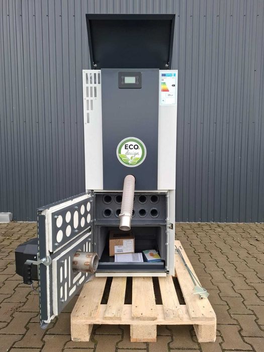 Kocioł na pellet Slimet 15 kW górny zasobnik Zum Smart Fire Kipi piec