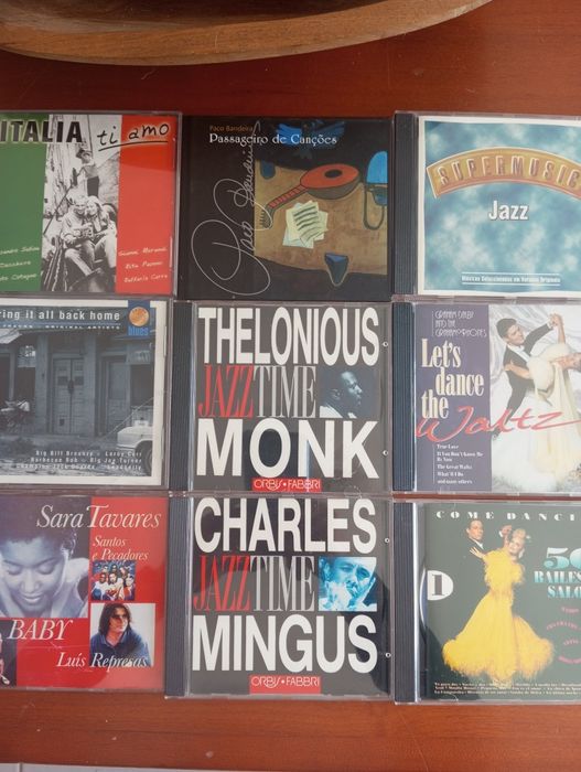 CD e coletâneas vários estilos musicais classica blues rock