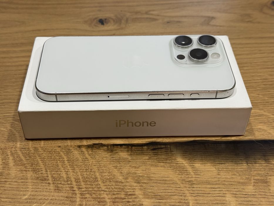 iPhone 15 Pro White Titanium 128gb Neverlock SIM+eSIM