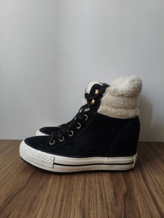 Buty Converse All Star Platform Plus Winter trampki ociepl 36,5 23,5cm