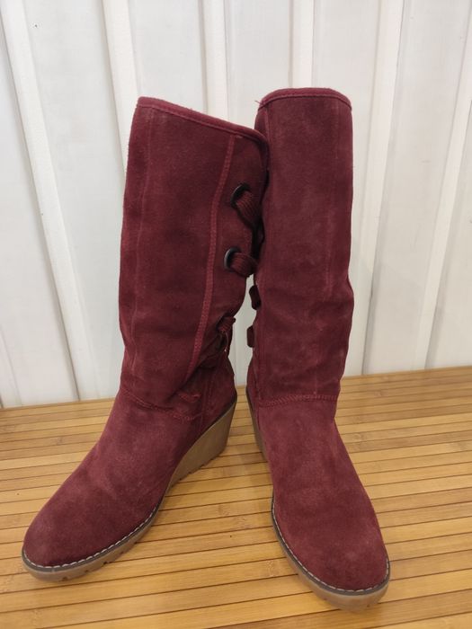 чоботи зимові замшеві