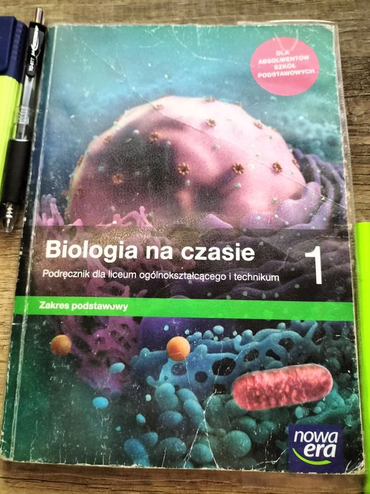 Biologia na czasie 1, podręcznik dla liceum i technikum