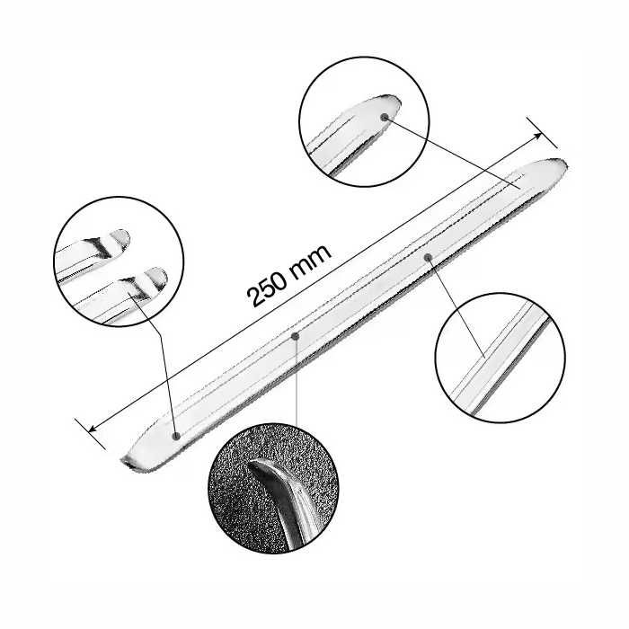 Kit chaves desmontagem pneu moto aço galvanizado
