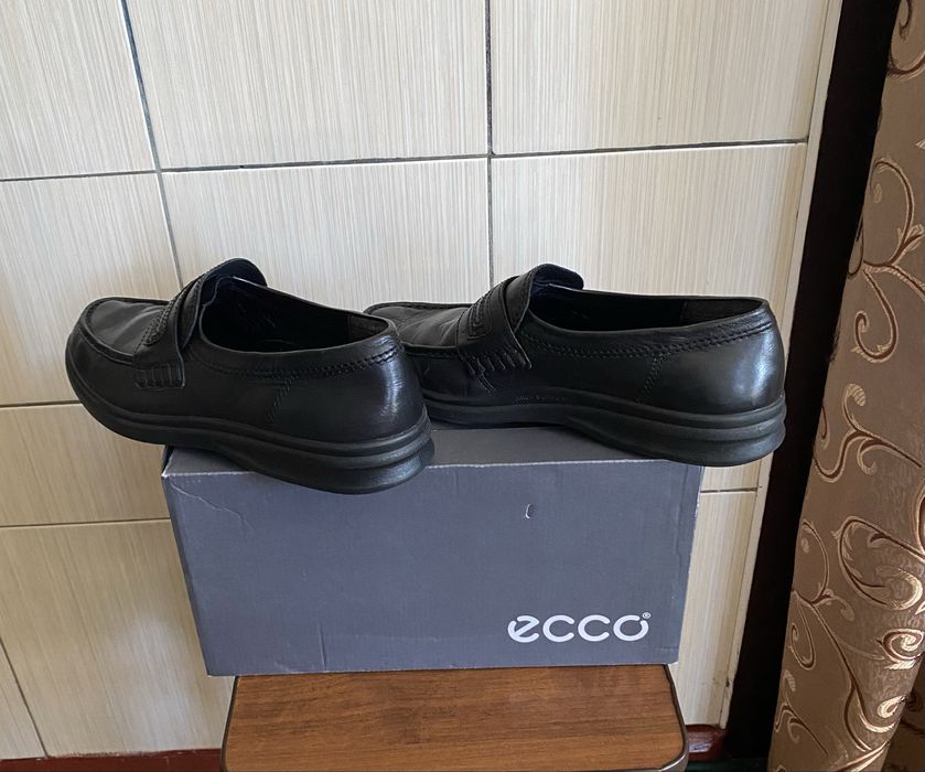 Шкіряні туфлі мокасини Ecco 42р.