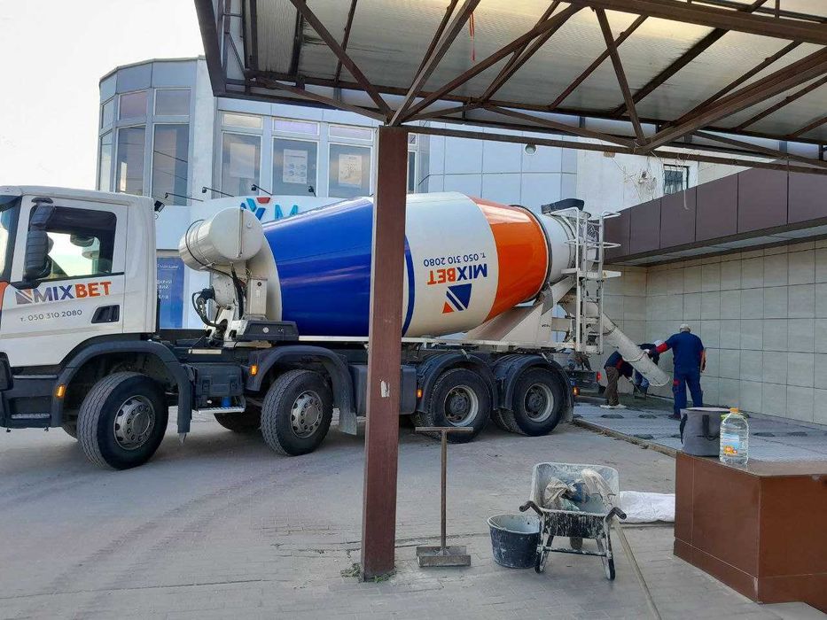 Бетон с доставкой г. Днепр и область