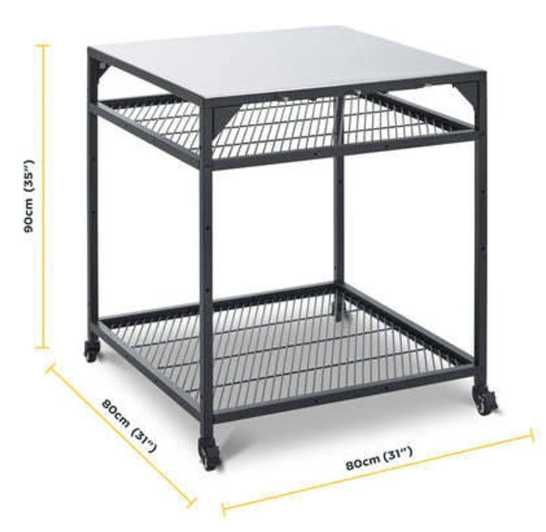 Mesa Modular Professional para Forno OONI (80x80x90cm), Inox, exterior