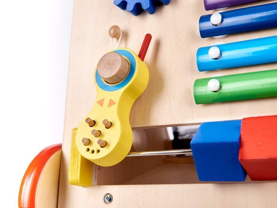 PCHACZ CHODZIK dla Dzieci Drewniany Kostka EDUKACYJNA z Drewna 6W1