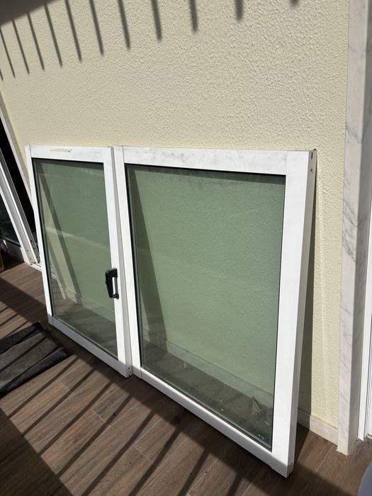 Janelas  de vidro duplo de aluminio