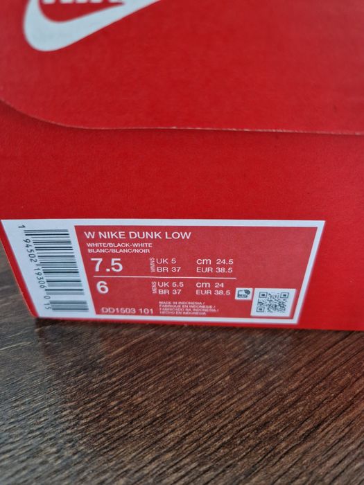 Nike DUNK low roz. 38,5