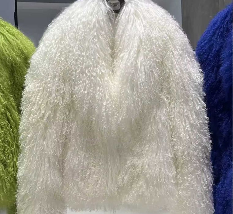 Lama naturalna futro kurtka