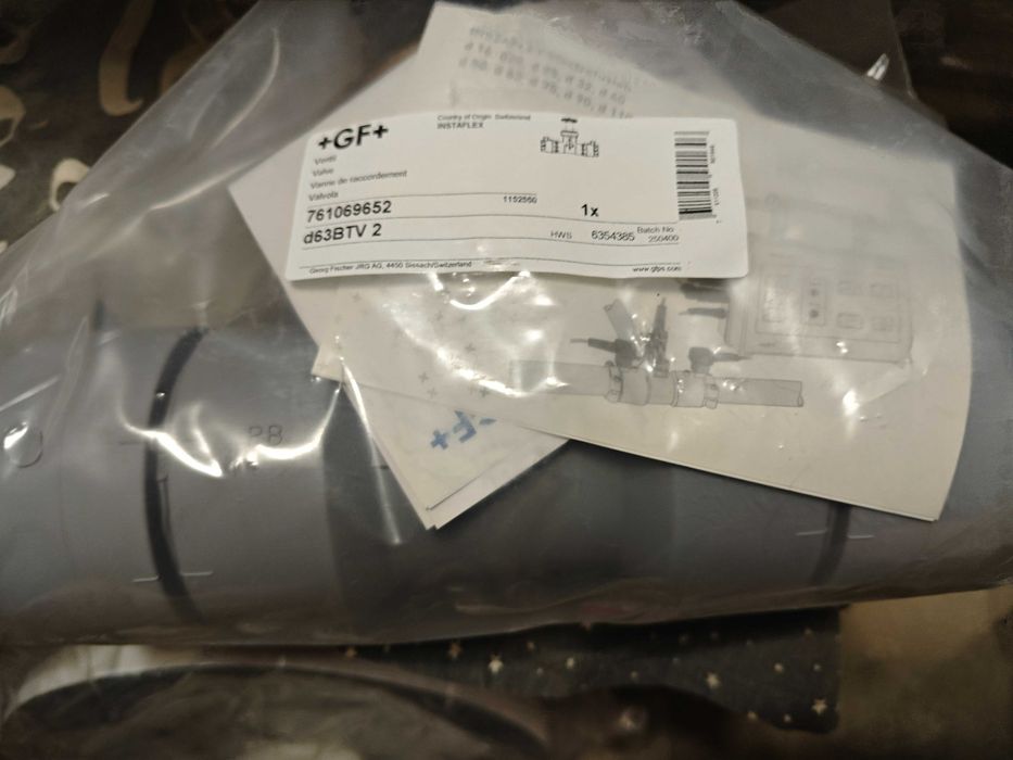 Zawór Odcinający Georg Fischer Instaflex Ventil BTu2 D 63 mm