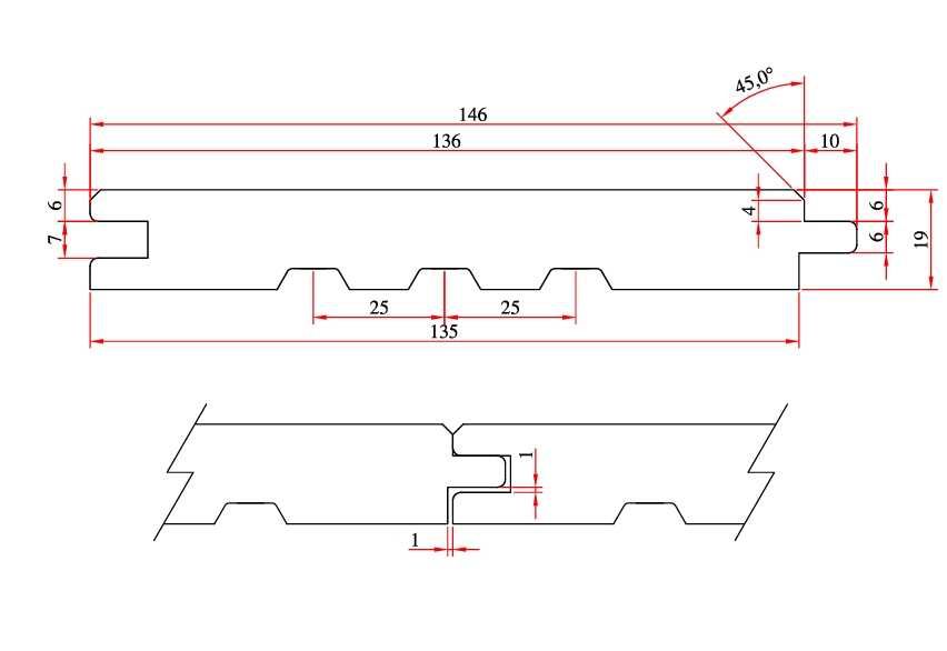 Boazeria, podbitka, deska elewacyjna, deska tarasowa, termo