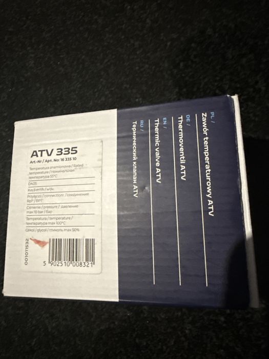 Afriso zawór temperatury ATV 335 Nowy polecam