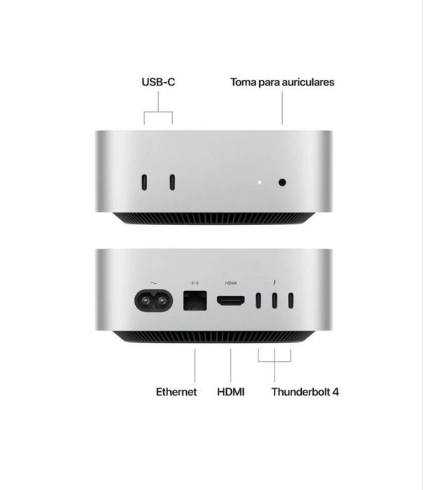 Apple Mac Mini Apple M4 24GB/512GB SSD/GPU 10 Núcleos