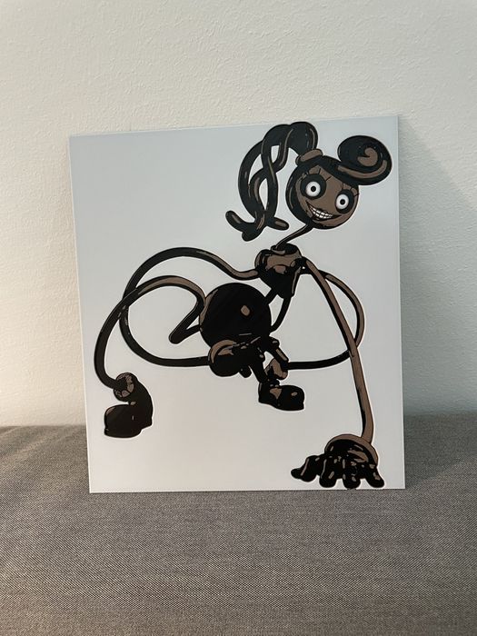 Quadro com relevo “mommy long legs”