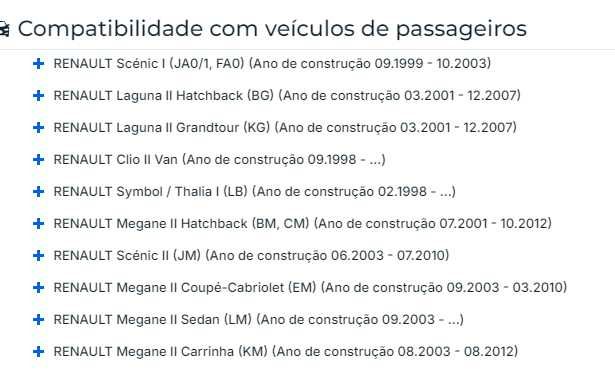 //  KIT DE DISTRIBUIÇÃO - DACIA , NISSAN , RENAULT