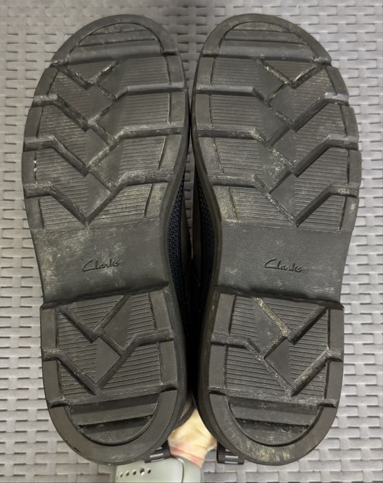 Clarks gore-tex ботинки 44 размер кожаные коричневые