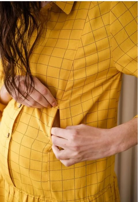 Сукня для вагітних плаття для годування туніка з кишеньками