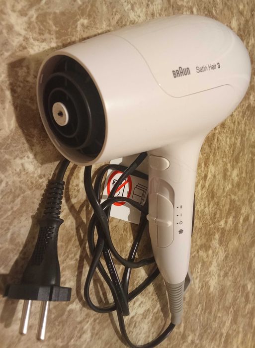 Braun Satin Hair 3 Suszarka do włosów biała NOWA