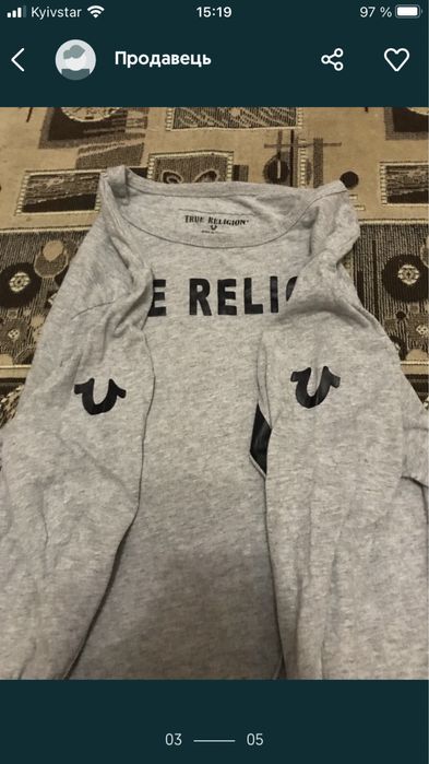 Лонгслив True religion