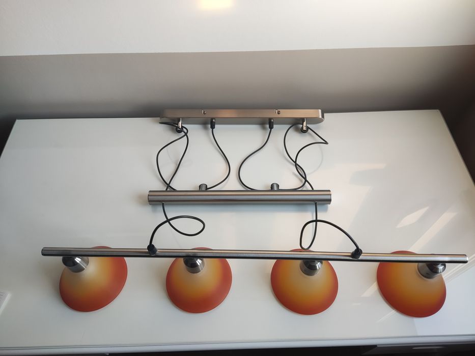 Lampa sufitowa, regulowana wysokość