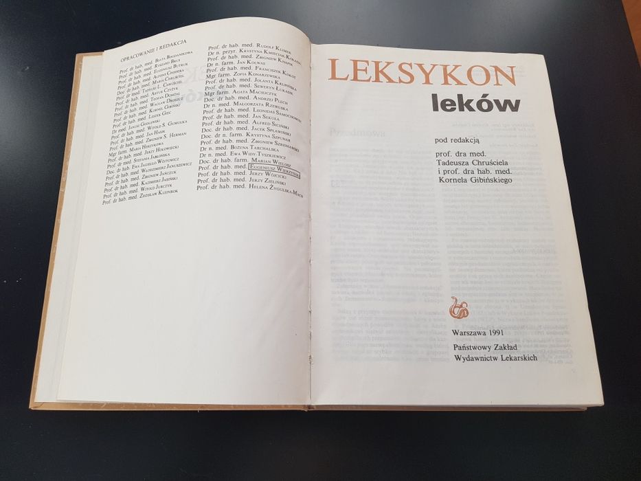 Leksykon leków Chruściel Gibiński