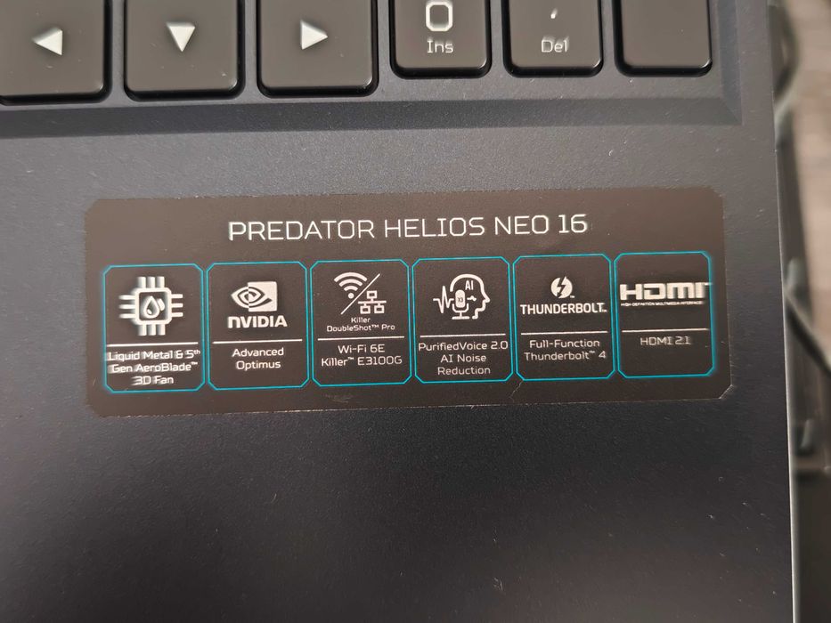 Acer Predator Helios Neo 16 | i7-14700HX | RTX 4070 | 32GB RAM | 240Hz