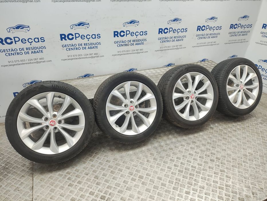 Conjunto de Jantes 18 Jaguar XF II X260 8J ET45 5x108 2015 a 2024