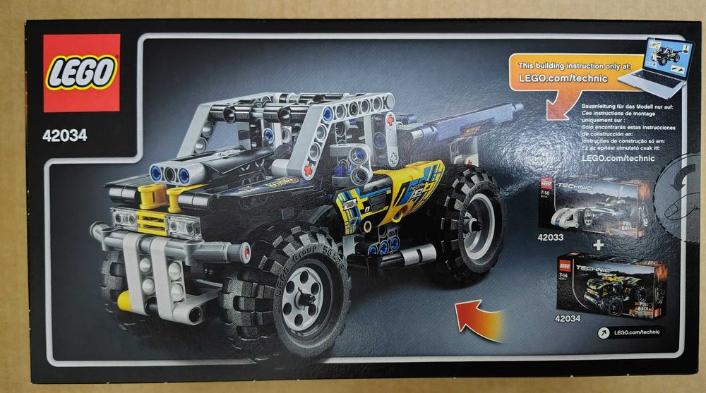 LEGO Technic 42033 + 42034 NOVOS – Modelo exclusivo incluído