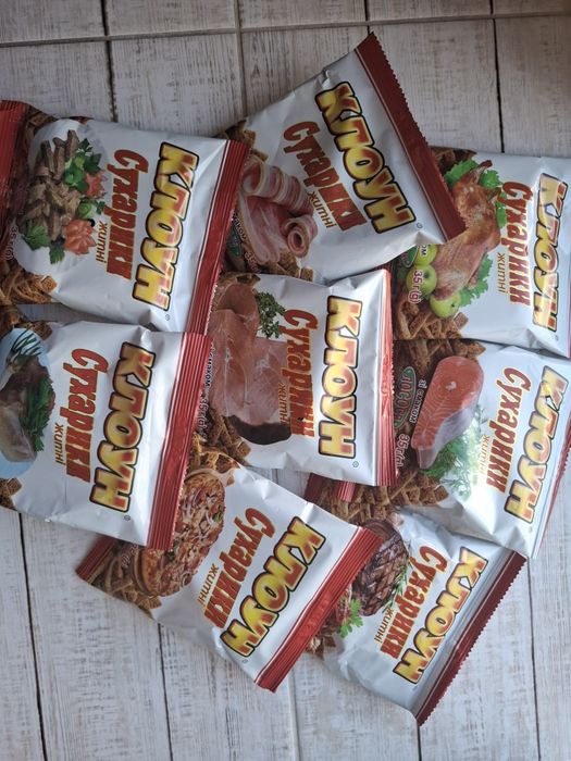 Сухарики Клоун 35гр