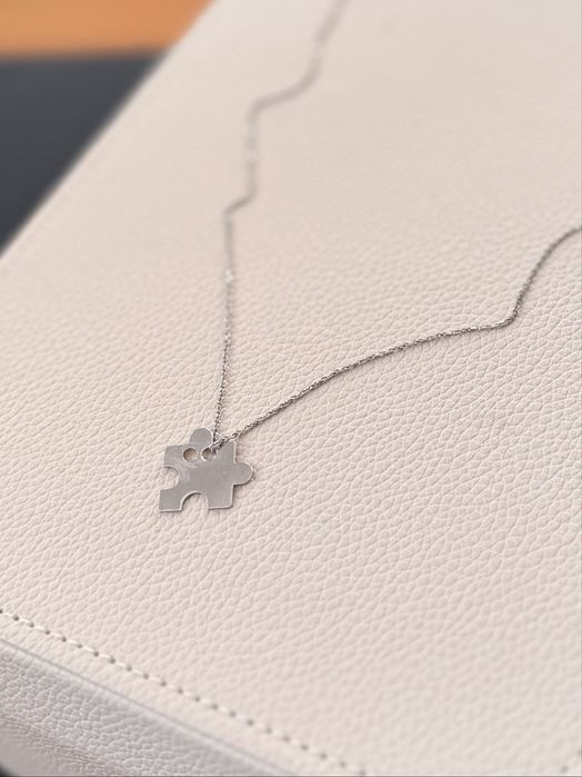 Naszyjnik srebrny celebrytka srebro z925 puzzle puzel