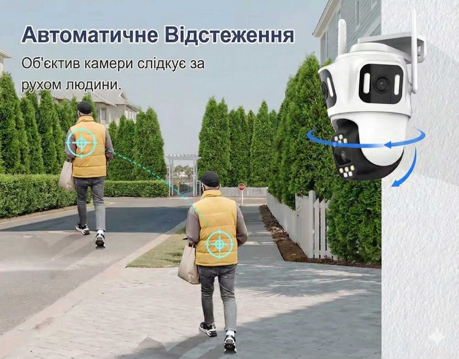 Поворотна вайфай камера відеоспостереження CamON