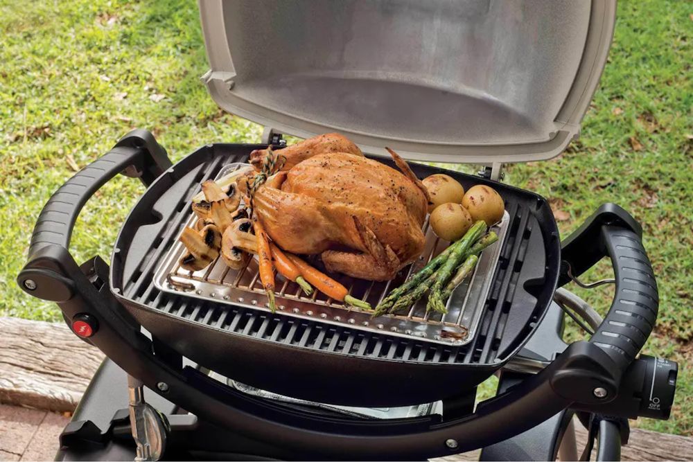 Підставка для запікання+ відсікач жару для грилей Weber Q1000