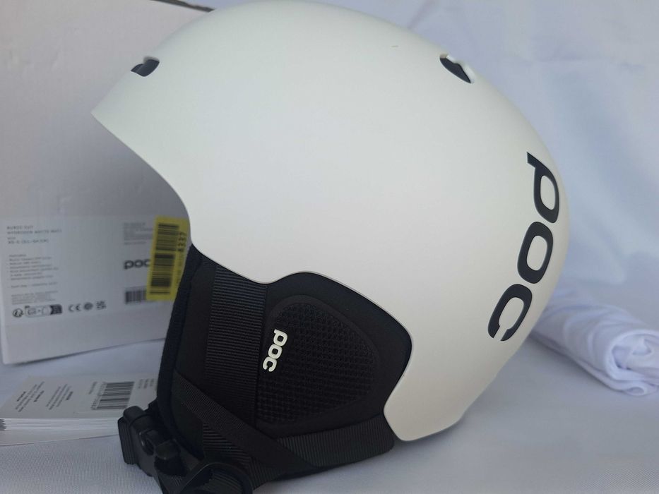 Kask narciarski POC Auric Cut Matt White XS/S 51-54cm