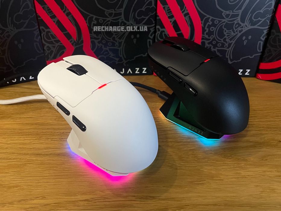 НОВІ Мишки Ajazz AJ159PRO 8K HZ PAW3395 Wireless