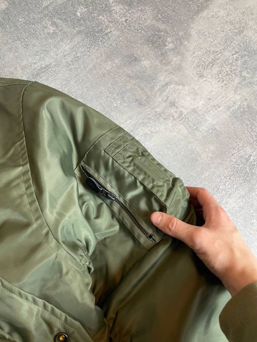 Оливковий бомбер Ma-1 Mil Tec стилю Alpha Industries / Cwu R bomber