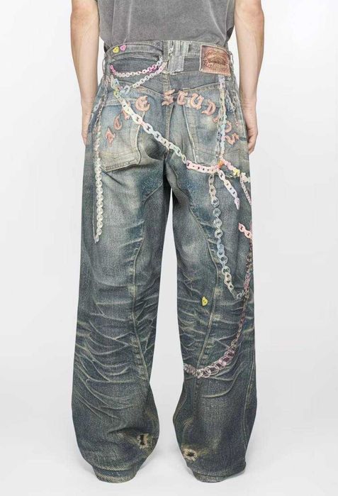 В наявності | Штани Acne Studios jeans джинси rap baggy