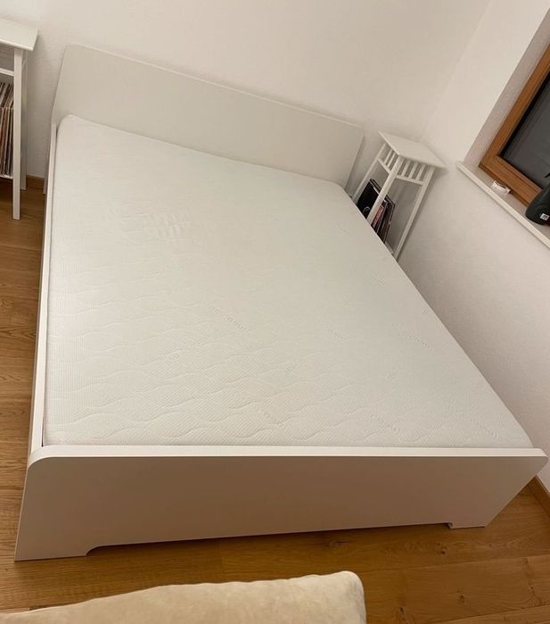Łóżko Ikea Askvoll 140x200, stelaż, materac GRATIS... TRANSPORT