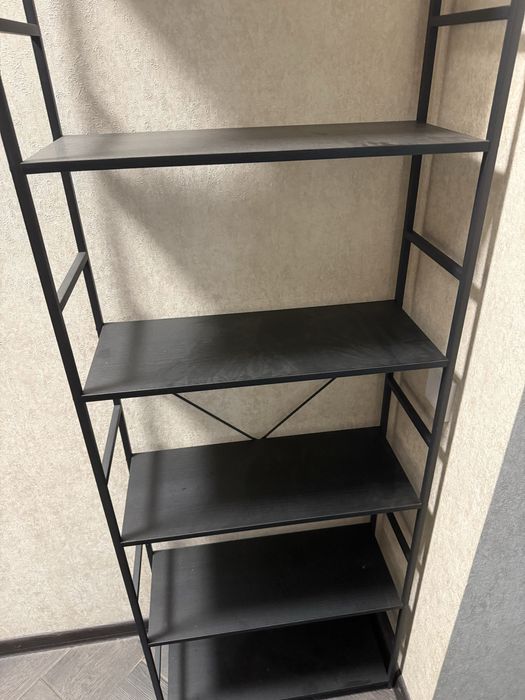 Офисный стелаж полки коричневый