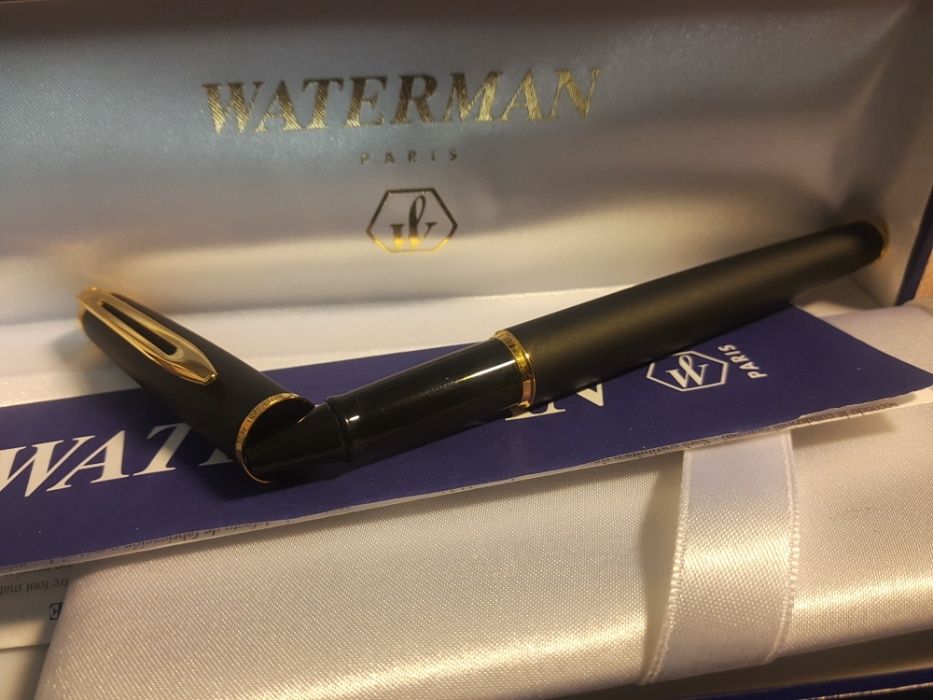 Ручка-роллер Waterman Hémisphère Matte Black GT арт42003 Оригинал 100%