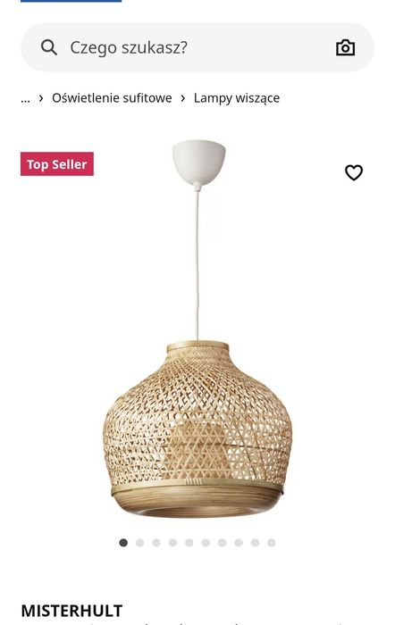 Lampa ikea Misterhult