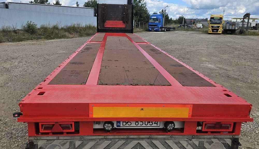 naczepa platforma mega twistlock kłonice niskopodwozie