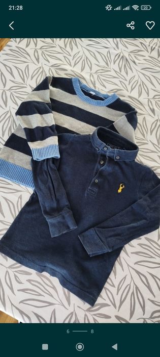 Zestaw paka dla chłopaka 110-116 spodnie bluza+ gratis