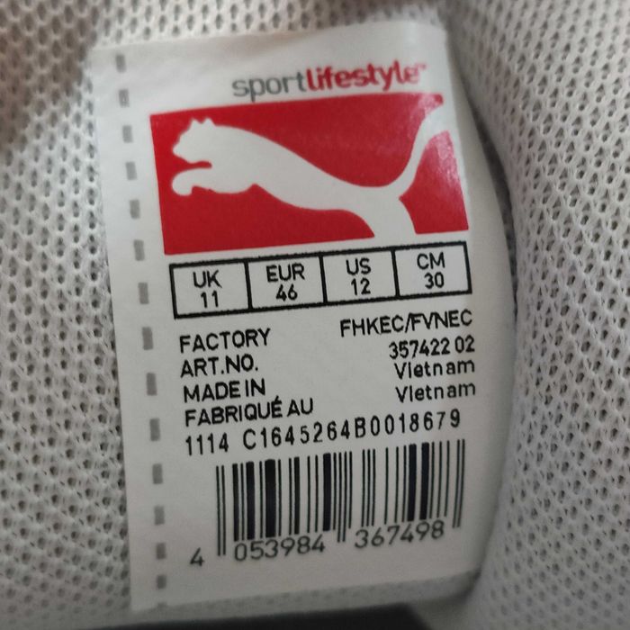 Кроссовки Puma G. Vilas. Размер 46