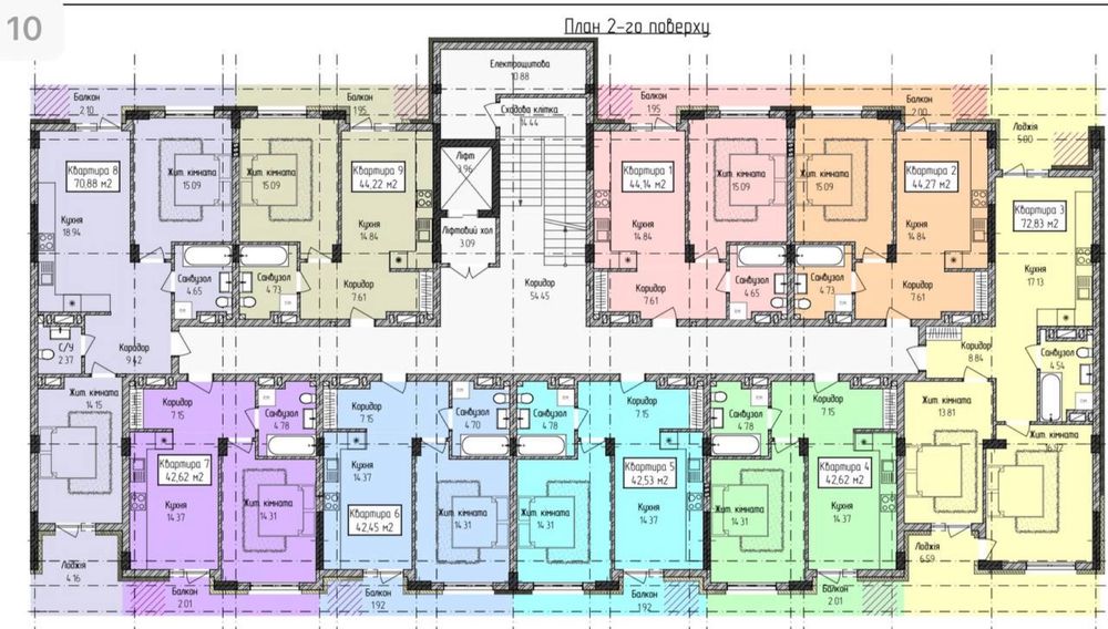 Продаж квартир в районі Боздош на етапі будівництва